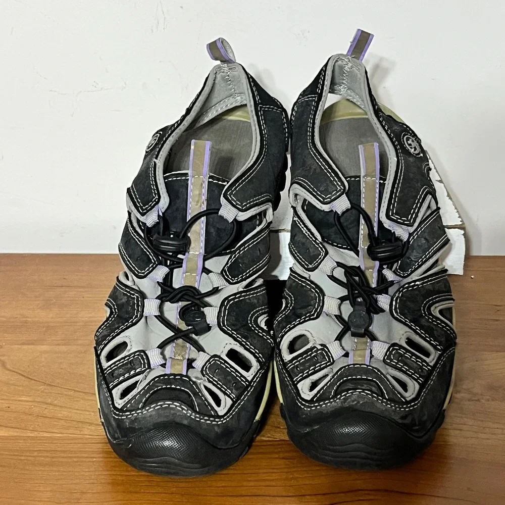 Northside Burke II Sport Sandals Womens 9 Black Gray Purple Hiking Water Shoes